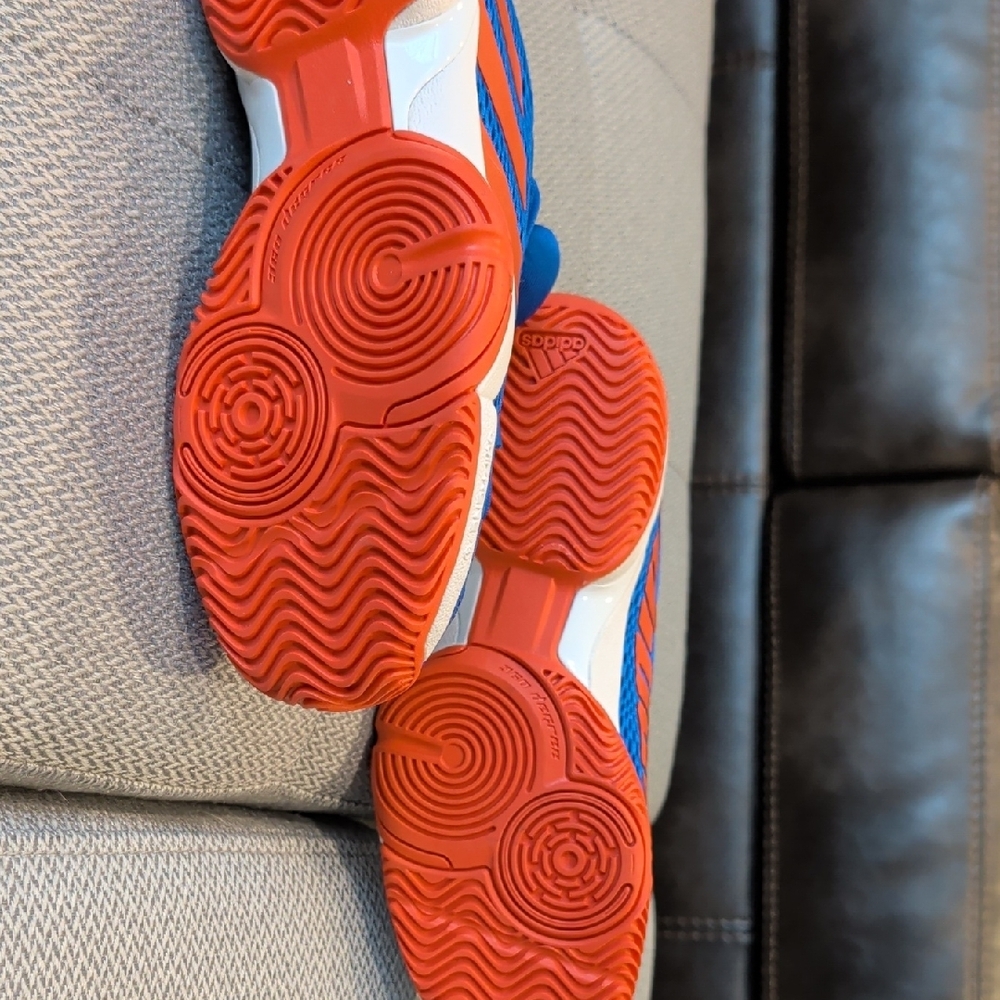Adidas Kids Sneakers in Blue and Orange - Picture 5 of 7
